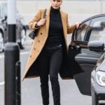 Jennifer Lawrence Red Sparrow Brown Wool Trench Coat