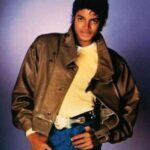 Michael Jackson Brown Leather Jacket