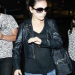 Mila Kunis Cropped Leather Jacket