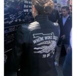 Where Woke Goes to Die Casey DeSantis Black Leather Jacket