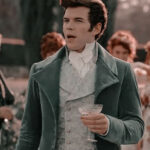 Bridgerton Colin Bridgerton Teal Velvet Tailcoat