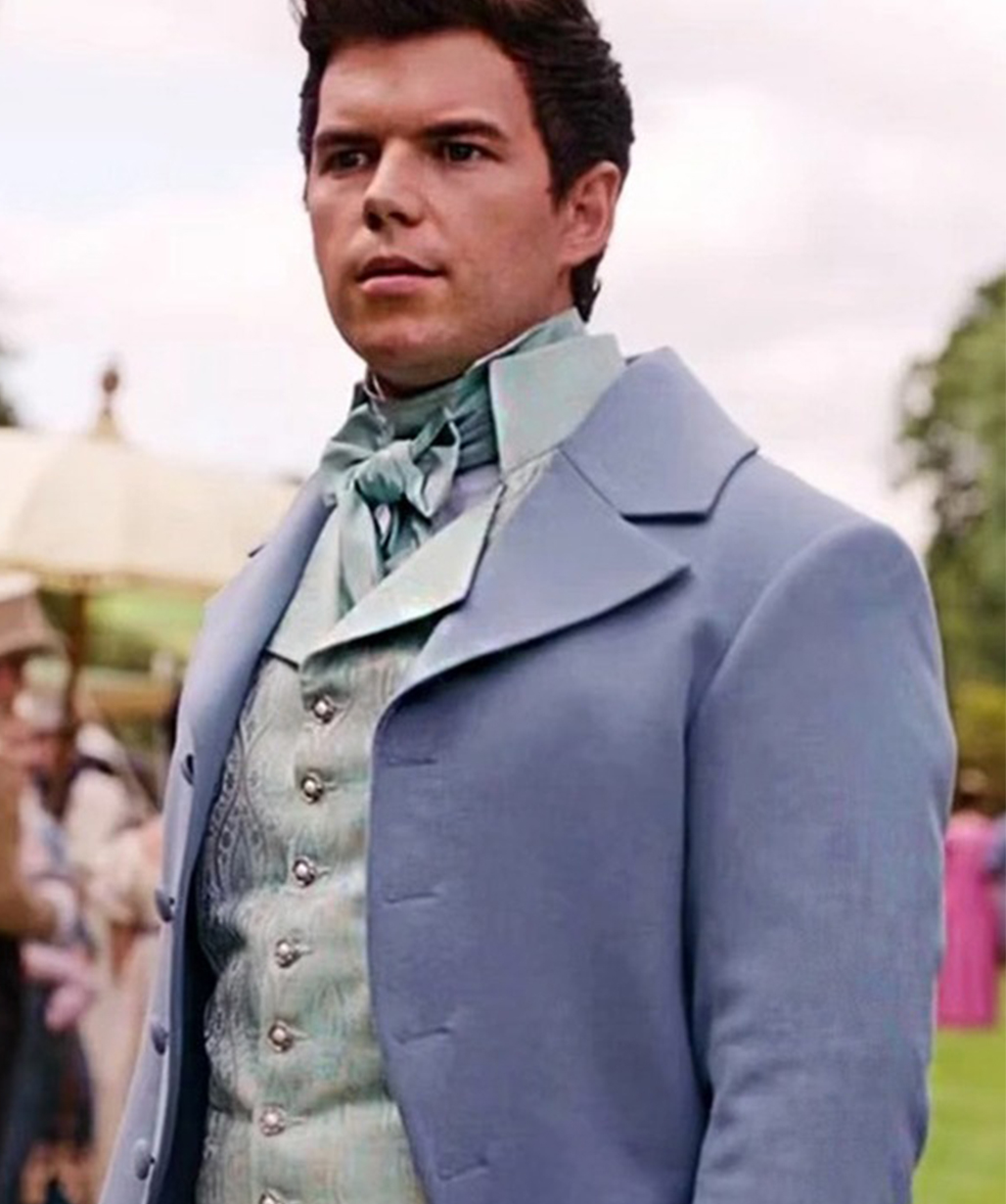 Bridgerton Season 3 Colin Bridgerton Blue Coat bridgerton-season-3-colin-bridgerton-blue-coat