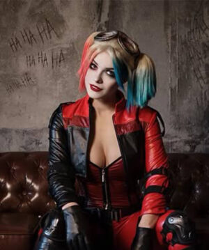 Harley Quinn Leather Jacket