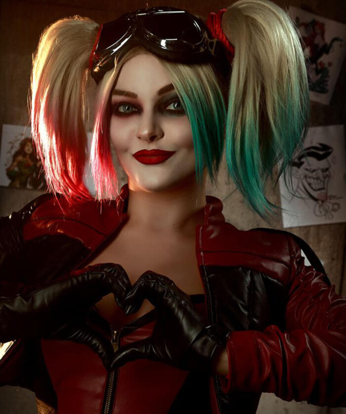 Harley Quinn Leather Jacket