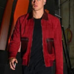 Joe Burrow Red Suede Leather Jacket