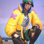 Valorant Killjoy Yellow Faux Leather Jacket Costume