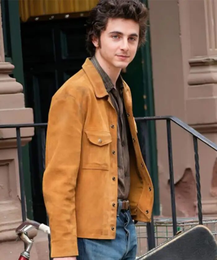 A-Complete-Unknown Timothée Chalamet Leather Suede Jacket