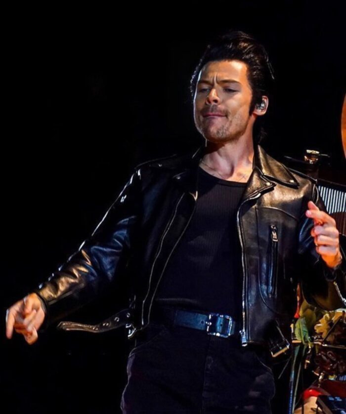 Harry Styles Harryween Leather Black Jacket