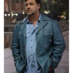 The Nice Guys Russell Crowes Blue 70s Leather Jacket