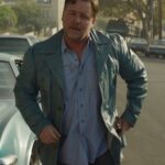 The Nice Guys Russell Crowes Blue Leather 70s Jacket
