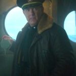 Tom Hanks Greyhound Captain Krause Pilot Leather Jacket Men