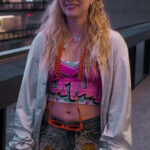 Emma Roberts Space Cadet Silver Jacket Sale