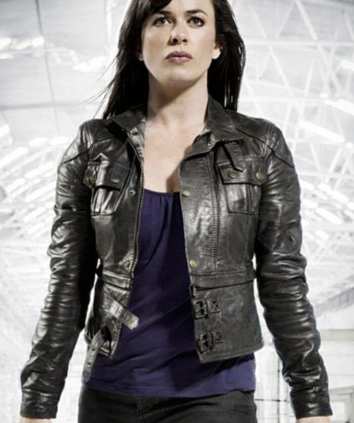 Eve Myles Torchwood Gwen Cooper Leather Jacket