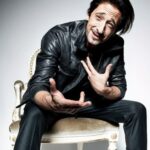 Adrien Brody GQ Russia Black Leather Jacket