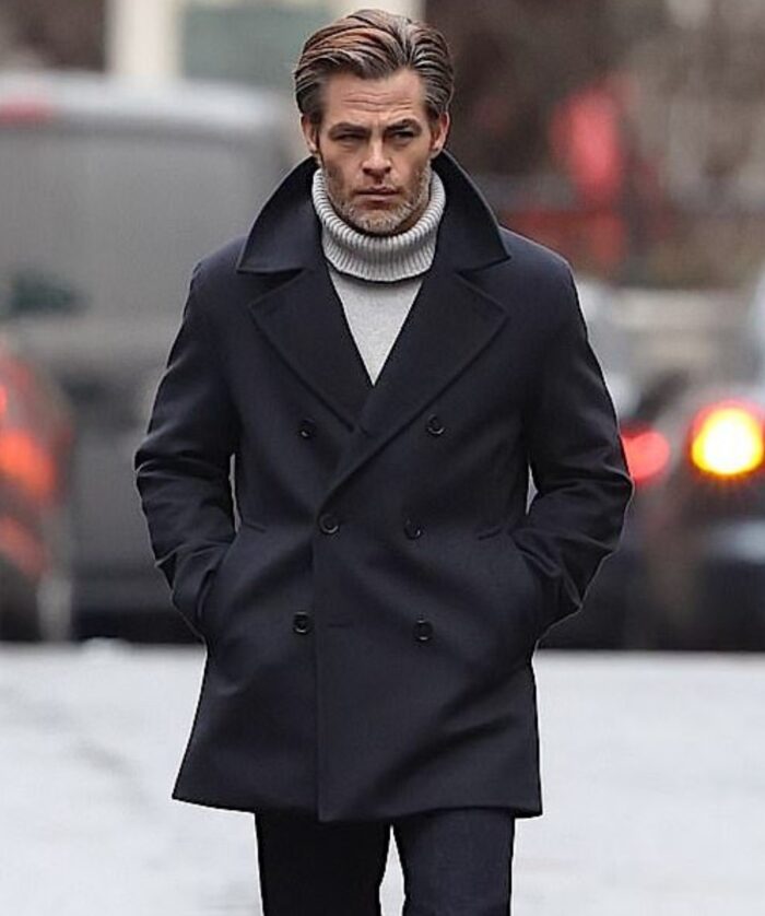 All the Old Knives Chris Pine Peacoat
