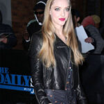 Amanda Seyfried Leather Jacket Women
