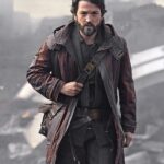 Andor Diego Luna Leather Coat