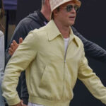 Brad Pitt F1 British Grand Prix White Jacket
