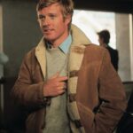 Chappellet Downhill Racer Robert Redford Shearling Leather Jacket