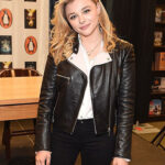 Chloe Grace Moretz Black Leather Jacket