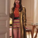 Emily Cooper Emily in Paris Faux Leather Coat