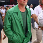 F1 Brad Pitt Green Jacket