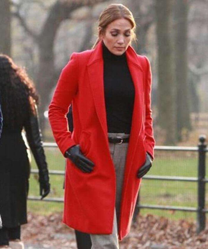 Jennifer Lopez Second Act Red Coat