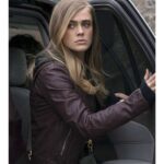 Manifest Michaela Stone Maroon Jacket