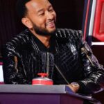 The Voice John Legend Black Faux Leather Jacket