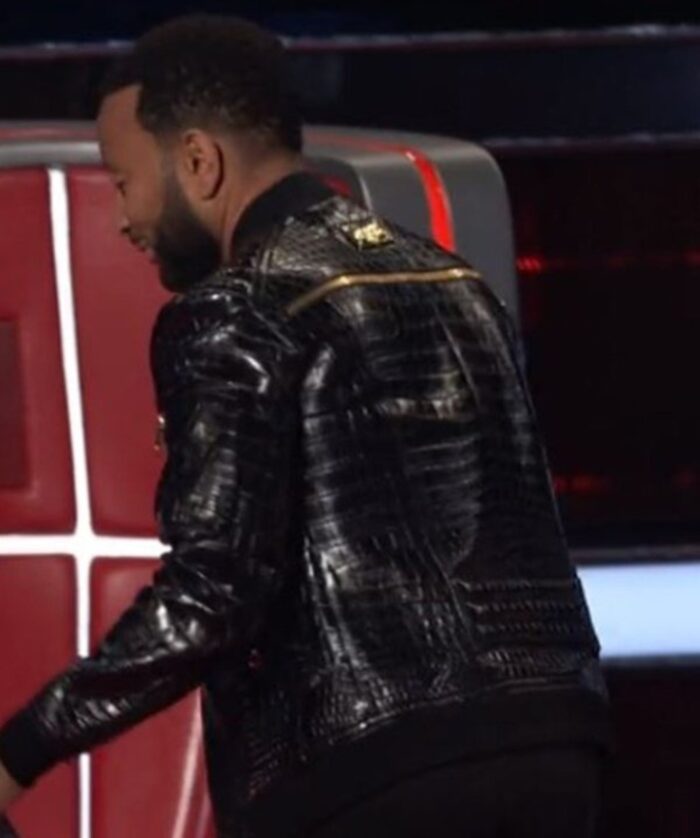 The Voice John Legend Faux Leather Jacket