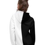 Unus Annus Split Black White Hoodie