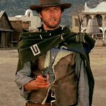 A Fistful of Dollars Clint Eastwood A Man With no Name Leather Vest Outfit