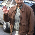 Adam Sandler The Meyerowitz Stories Brown Leather Jacket