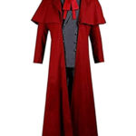Alucard Hellsing Red Wool Coat Costume
