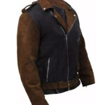 Billy Connolly Route 66 Motorcycle Leather Jacket USA