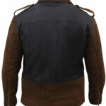 Billy Connolly Route 66 Motorcycle Leather Jacket Brown