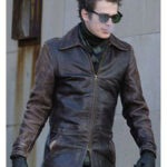 Hayden Christensen Factory Girl Distressed Leather Jacket