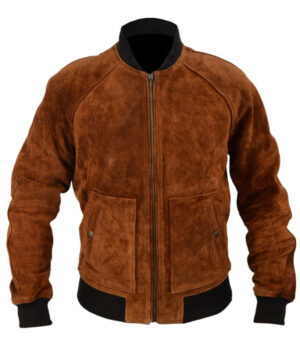 Bradley Cooper Brown Suede Leather Jacket