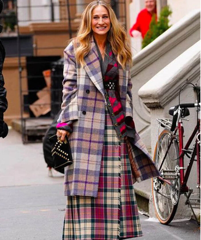 Carrie Bradshaw And Just Like That Coat Wool