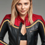 Chloe Grace Moretz Biker Leather Jacket