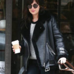Dakota Johnson Shearling Jacket