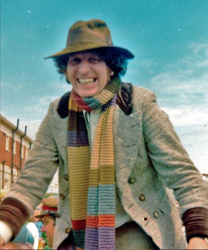 Tom Baker Doctor Who Fourth Doctor Grey Coat