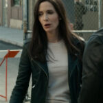 Elizabeth Tulloch Superman & Lois Black Leather Jacket