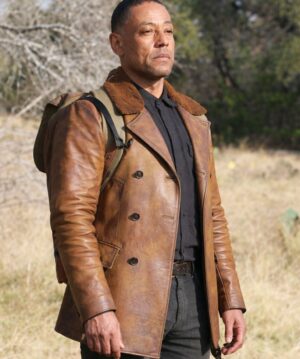 Giancarlo Esposito Revolution Brown Leather Jacket