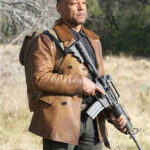 Giancarlo Esposito Revolution Brown Leather Jacket
