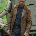 Giancarlo Esposito Revolution Brown Leather Jacket Men