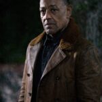 Giancarlo Esposito Revolution Brown Leather Jacket Outfit