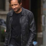 Hank Moody Californication Trucker Leather Jacket