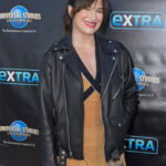Kathryn Hahn Black Leather Jacket