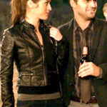 Lizzy Caplan Black Jacket